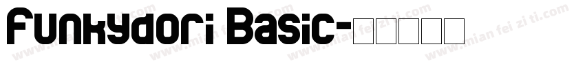 Funkydori Basic字体转换